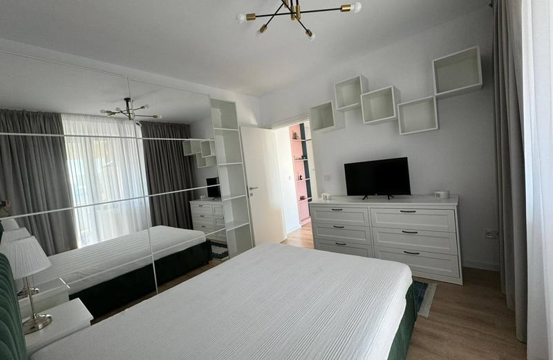 Vermietung einer komfortablen 2-Zimmer-Wohnung, 55 m², Sektor 1, Ivory Residence, Bukarest, Rumänien